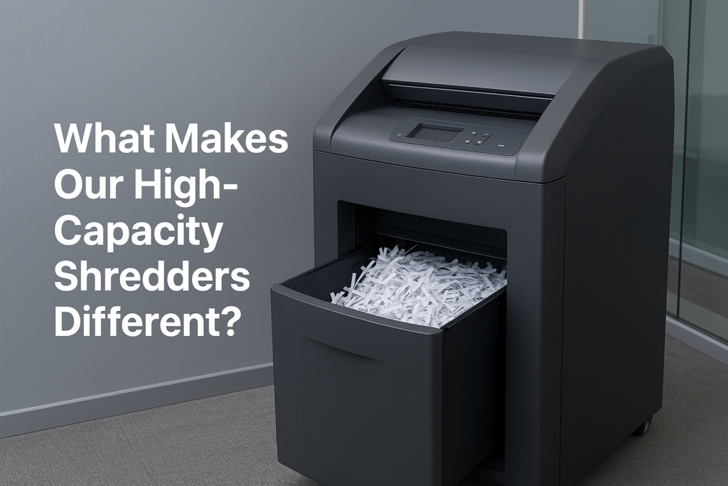 What Makes Our High-Capacity Shredders Different?